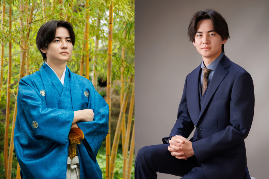 紋付袴やスーツで・男性の二十歳の記念撮影ご予約受付中♪｜二十歳の記念撮影なら埼玉の竹内写真館